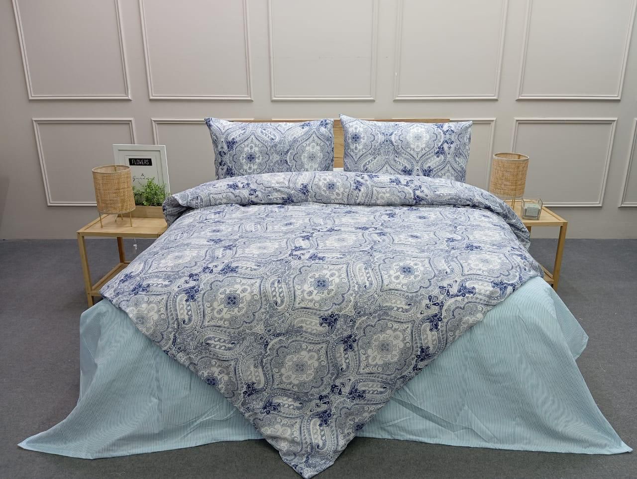 Elegante Qutulu Nevresim Dəsti